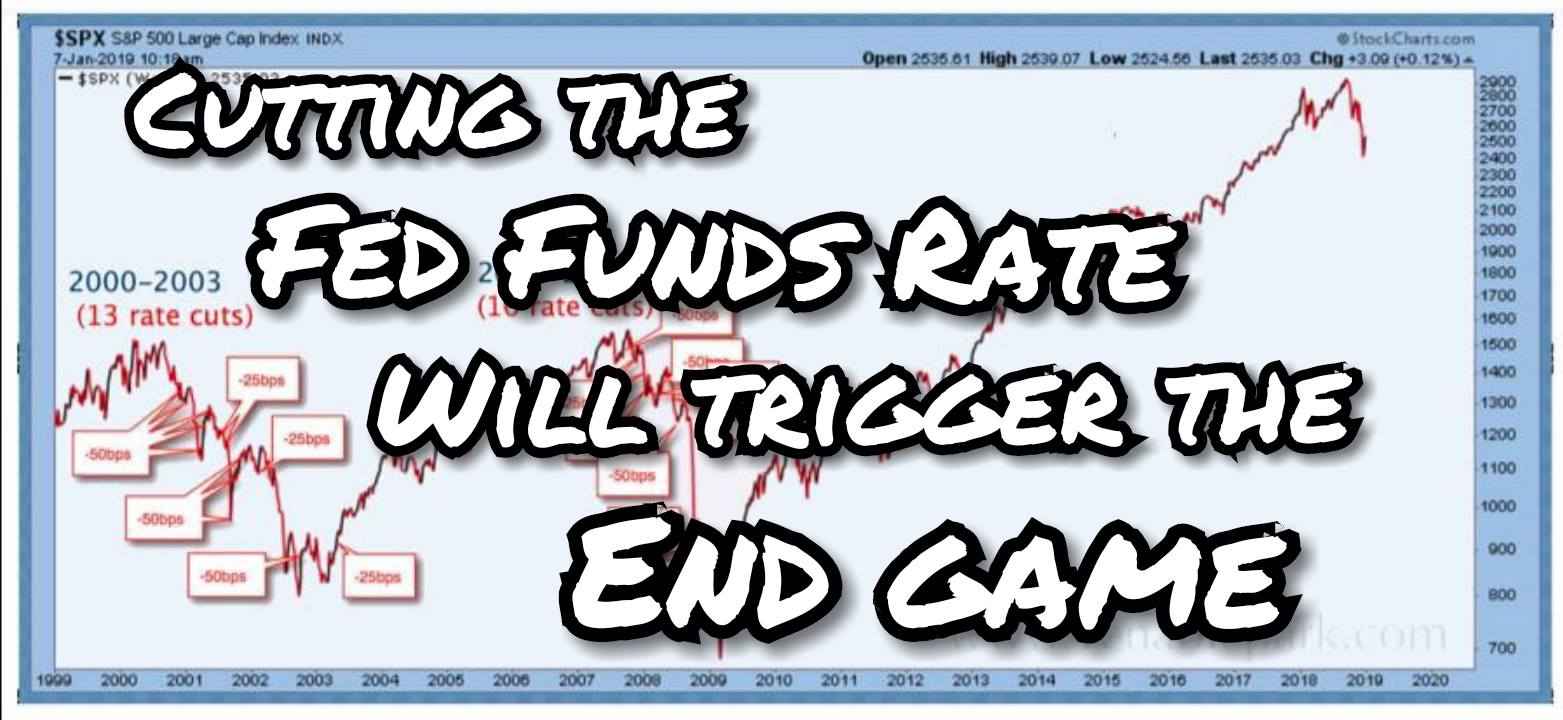 Cutting The Fed Funds Rate Will Trigger The End Game