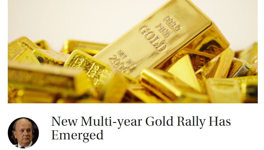Jim Rickards: New Multi-year Gold Rally Has Emerged