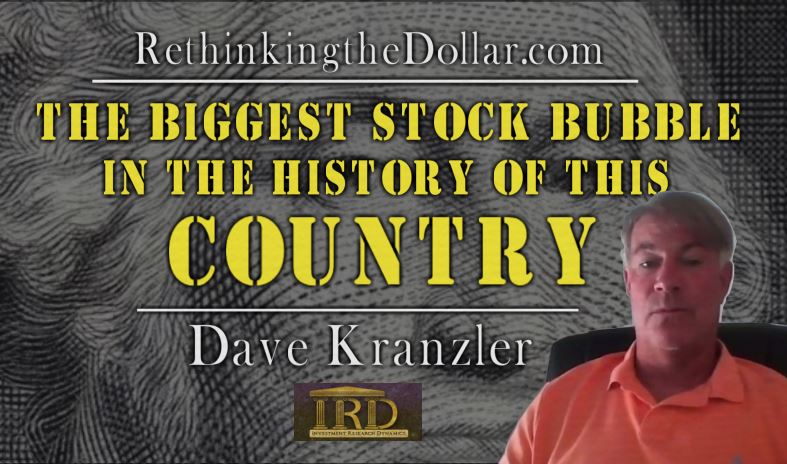 The Biggest Stock Bubble In The History Of This Country w/ Dave Kranzler