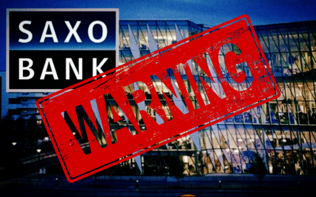Saxo Bank: “We Are Putting Out An Early Warning: A Sharp Correction In Equities Could Be Imminent”