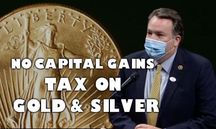 Bill Introduced in Congress to Repeal Capital Gains Taxes on Gold and Silver