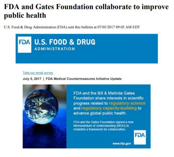 FDA Approves Gates’ Vaccine After Accepting Funding from Him